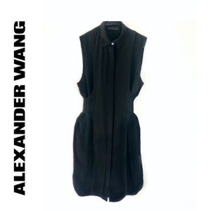 Alexander Wang Silk Layered Racerback Shirtdress M